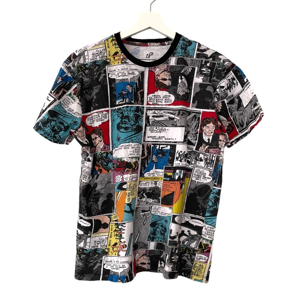 Upstanders Comic Graphic T-Shirt Crew Neck Multicolor Men’s Size Medium